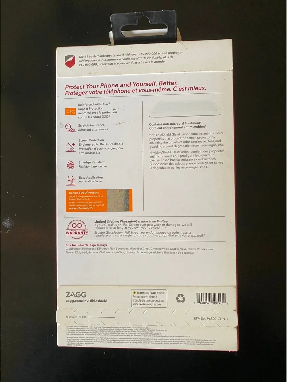 ZAAG Invisible Shield Glass Fusion+ for Galaxy S21+5G